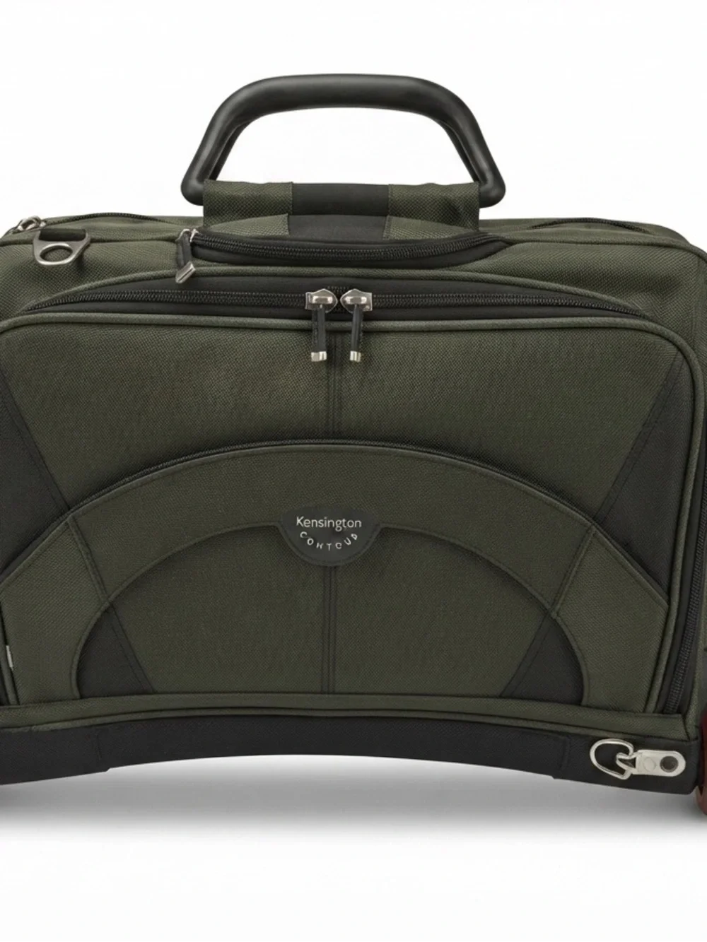 Rolling Carry-On Travel Bag for Men - Olive Green